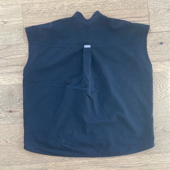 Figs Rafaela oversized scrub top black size medium - Picture 2 of 4